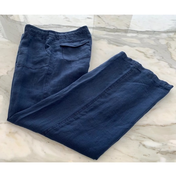 TOMMY BAHAMA BLUE DRAWSTRING LEIGH PANTS 6 NWTS! - Picture 4 of 17